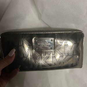 Silver Michael Kors wallet